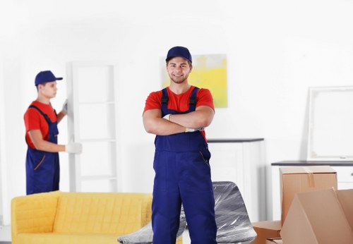 Customer complaint being logged and reviewed in a moving service