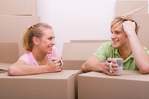 Safety-focused unloading and property protection during a move