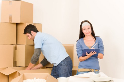 Packing and lifting support for a flat move in West Hampstead