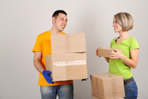 Professional movers handling flat removals in West Hampstead