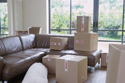 A commercial move checklist and packing materials for West Hampstead businesses